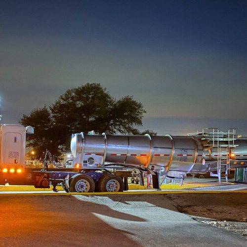 Truck at night